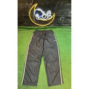 Vintage Adidas‎ Windbreaker Swooshie Pants Lightweight Gray Mens LG Baggy 2003